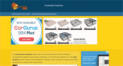Desktop Screenshot of construcoespopulares.com